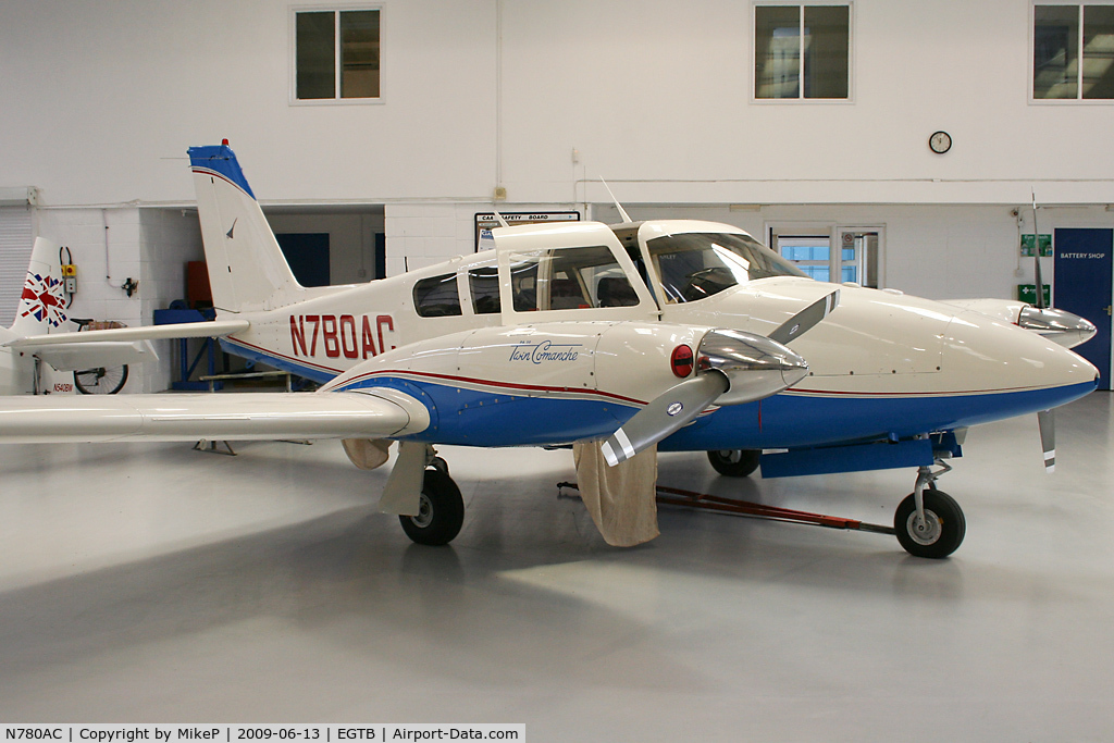 N780AC, 1969 Piper PA-30 Twin Comanche Twin Comanche C/N 30-1967, Recently painted and now showing as N7BOAC.