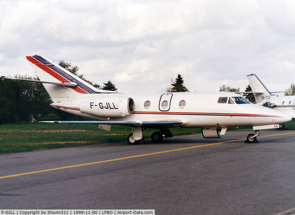 F-GJLL, 1974 Dassault Falcon 10 C/N 22, On maintenance at the SIDMI Facility...