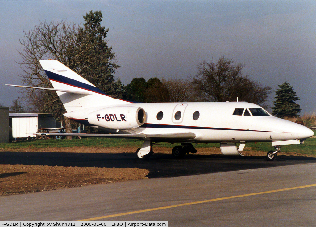 F-GDLR, Dassault Falcon 10 C/N 121, On maintenance at the SIDMI Facility...