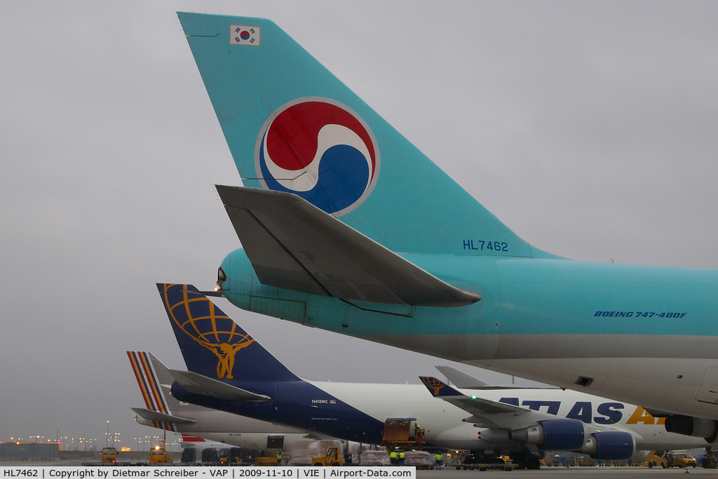 HL7462, 1997 Boeing 747-4B5F/SCD C/N 26406, Korean Air Boeing 747-400