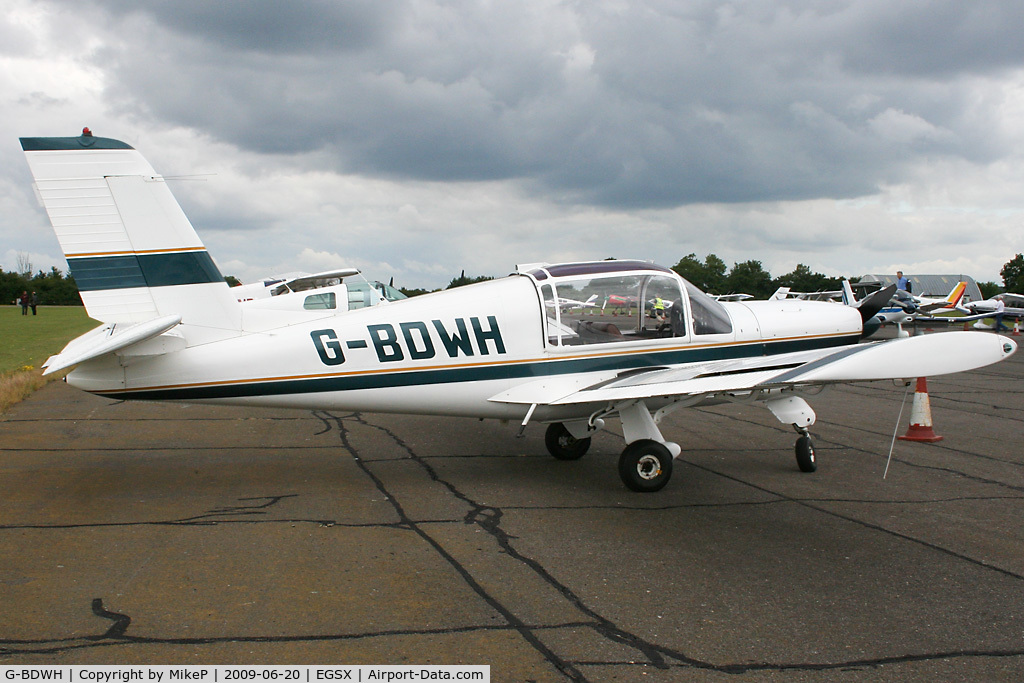 G-BDWH, 1976 Socata Rallye 150ST C/N 2697, Visitor to the 2009 Air Britain fly-in.