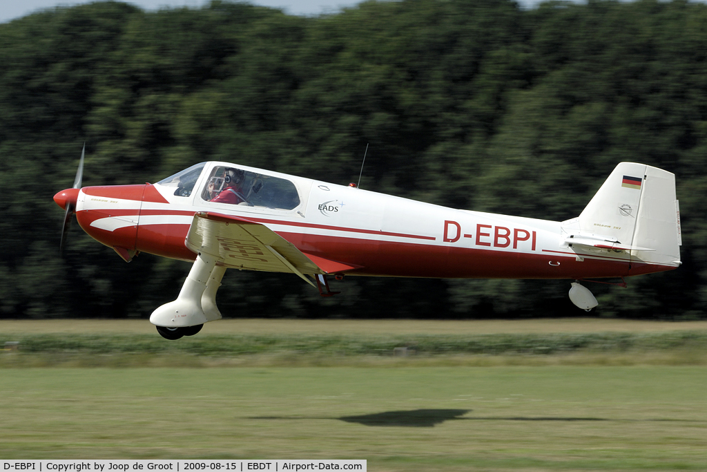 D-EBPI, 1962 Bolkow Bo-207 C/N 237, touch down on the Diest runway