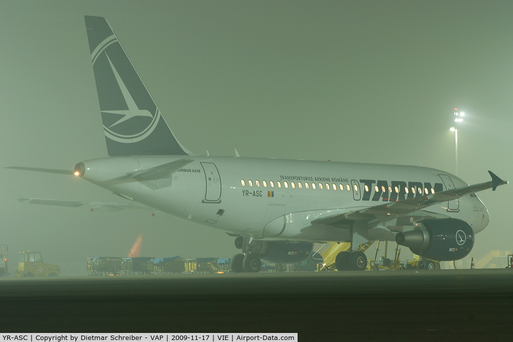 YR-ASC, 2007 Airbus A318-121 C/N 3220, Tarom Airbus 318