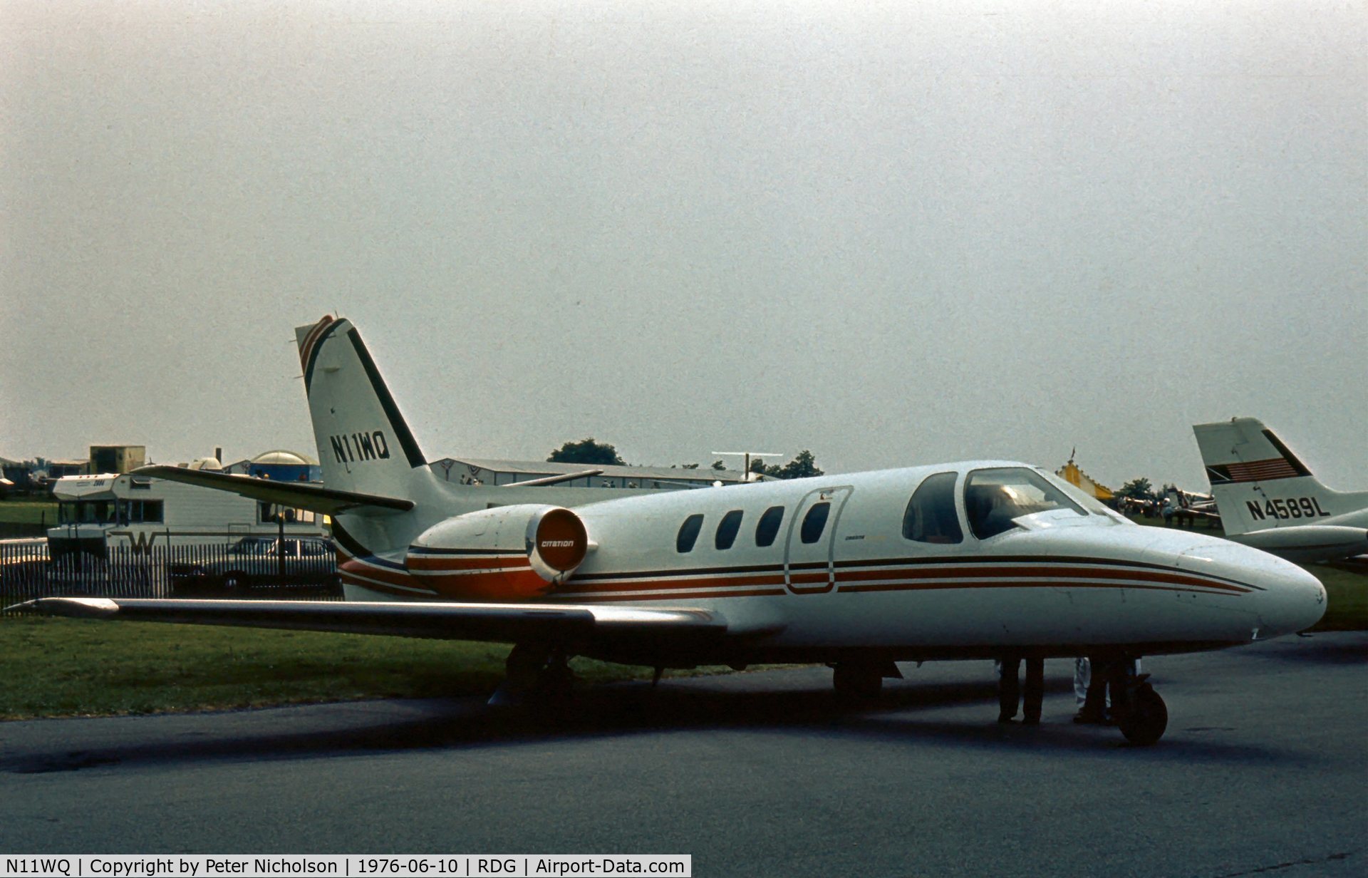 N11WQ, 1973 Cessna 500 Citation I C/N 500-0058, This Citation I was present at the 1976 Reading Airshow.