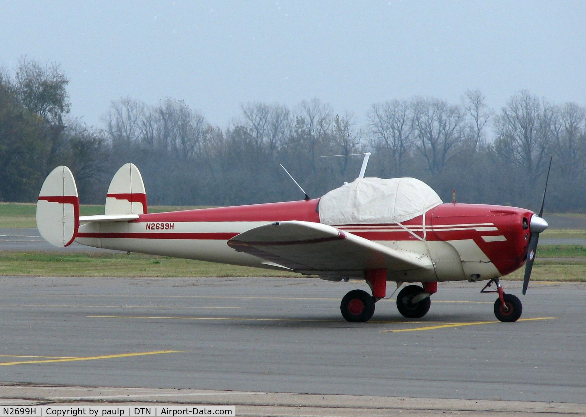 N2699H, 1946 Erco 415D Ercoupe C/N 3324, At Downtown Shreveport.