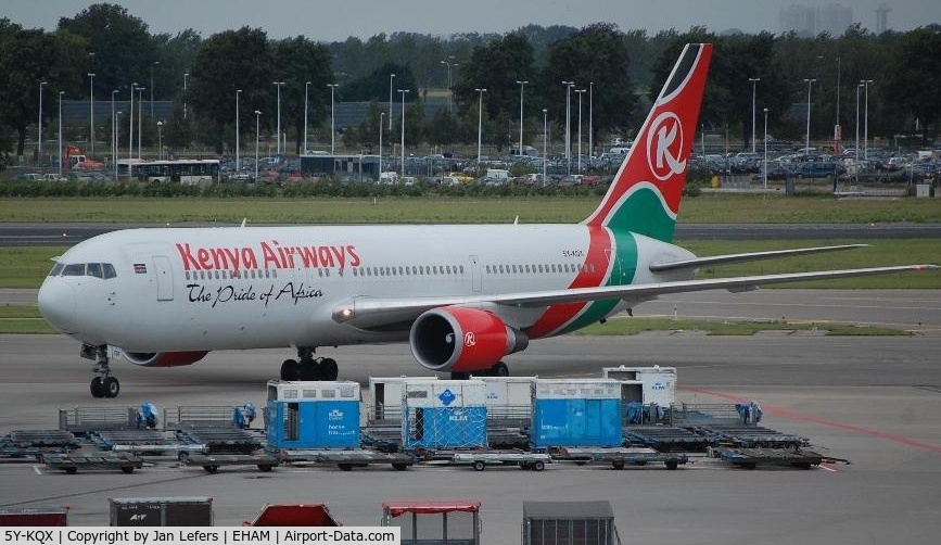 5Y-KQX, 2001 Boeing 767-36N/ER C/N 30854, Kenia Airways