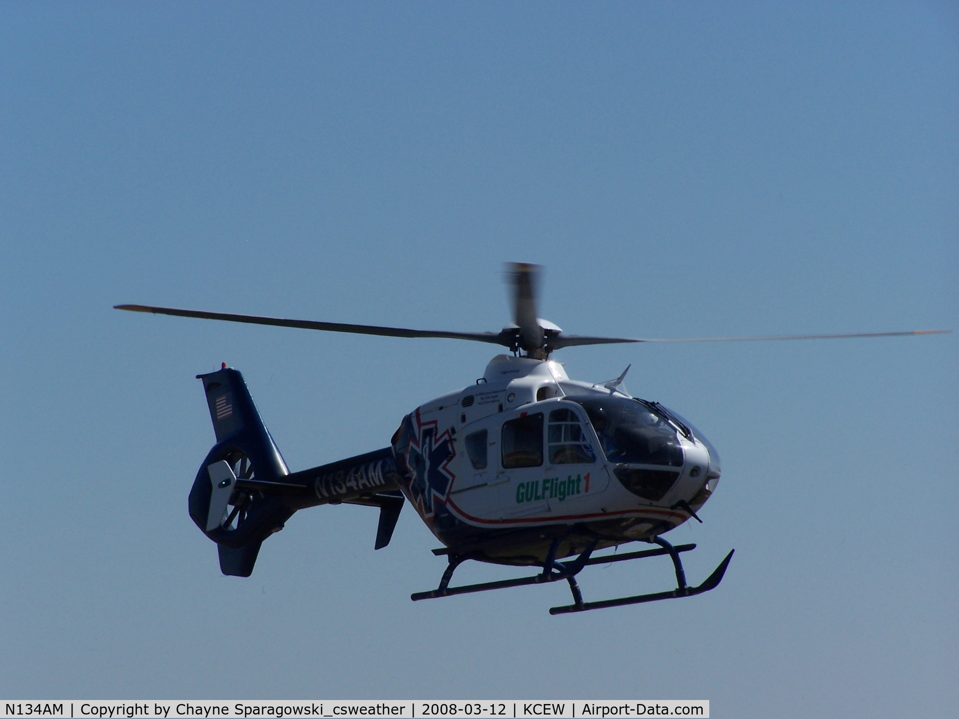 N134AM, 2004 Eurocopter EC-135P-2 C/N 0324, GulFlight1 landing