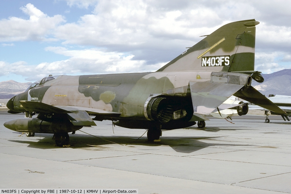 N403FS, 1964 McDonnell F-4C Phantom II C/N 1023, Tracer Flight Systems converted this aircraft to a drone