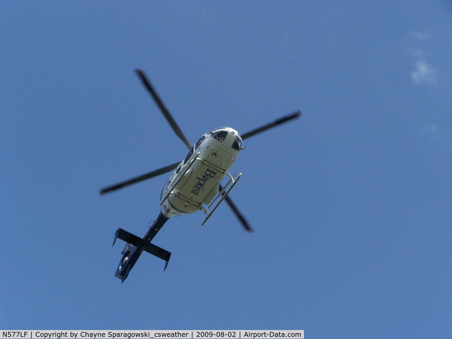 N577LF, Eurocopter EC-135P-1 C/N 0140, AirHeart1 out of Pensacola on final, landing on Interstate 10 for an accident.