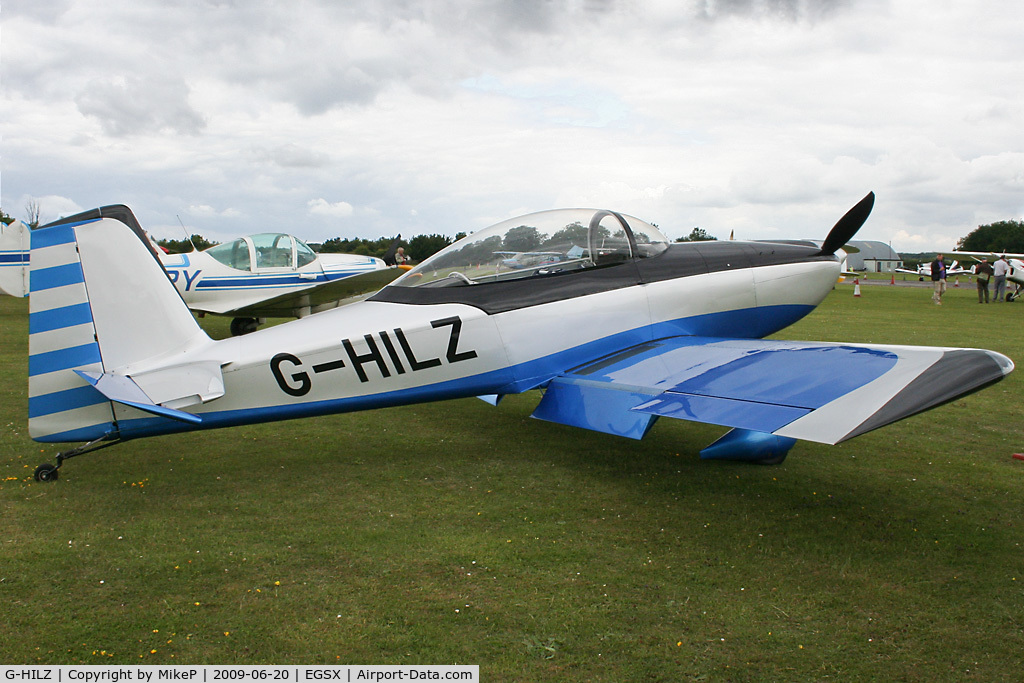 G-HILZ, 2006 Vans RV-8 C/N PFA 303-14471, Visitor to the 2009 Air Britain fly-in.