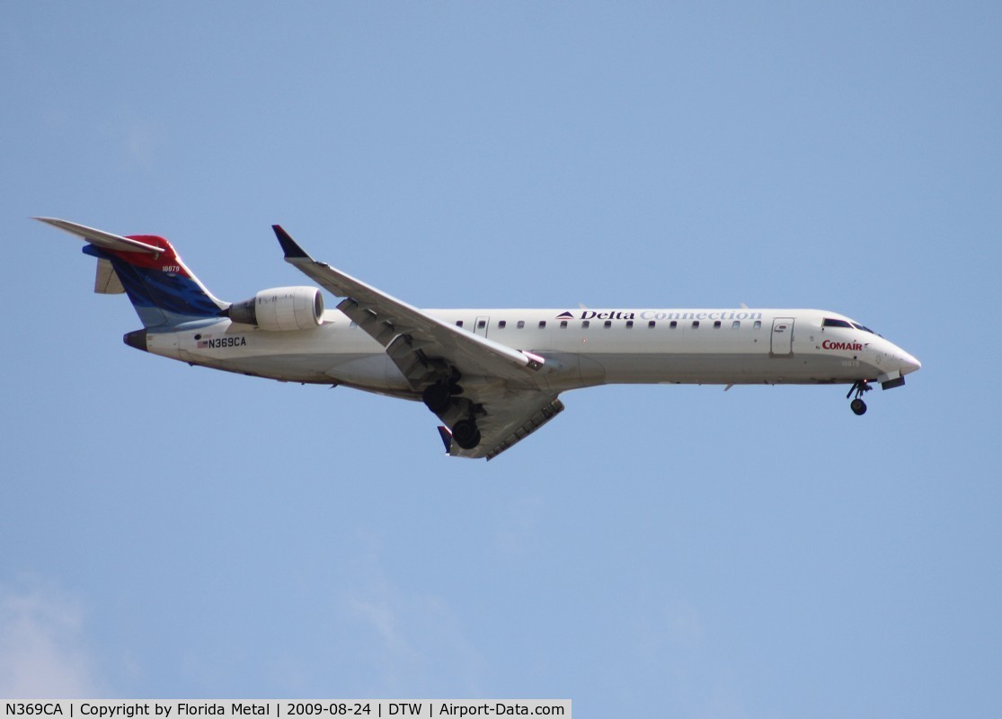 N369CA, 2003 Canadair CL-600-2C10 Regional Jet CRJ-701ER C/N 10079, Comair CRJ-700