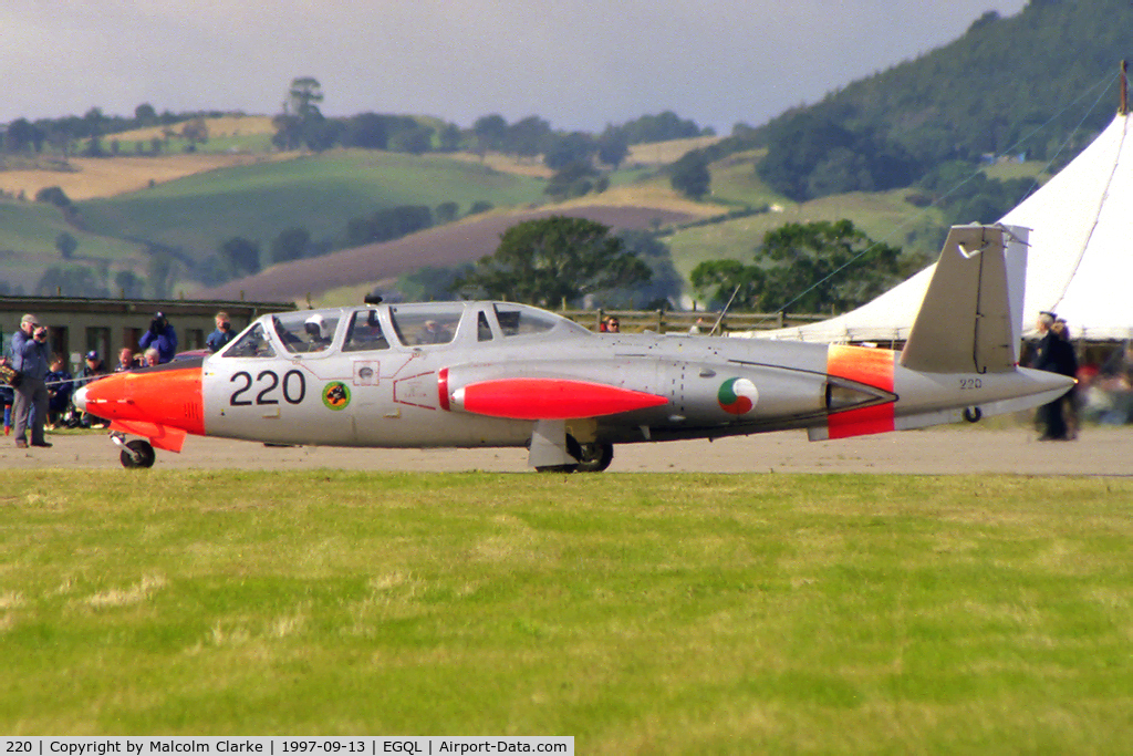 220, Fouga CM-170R Magister C/N 299, Fouga CM-170R-2 Magister at RAF Leuchars in 1997.