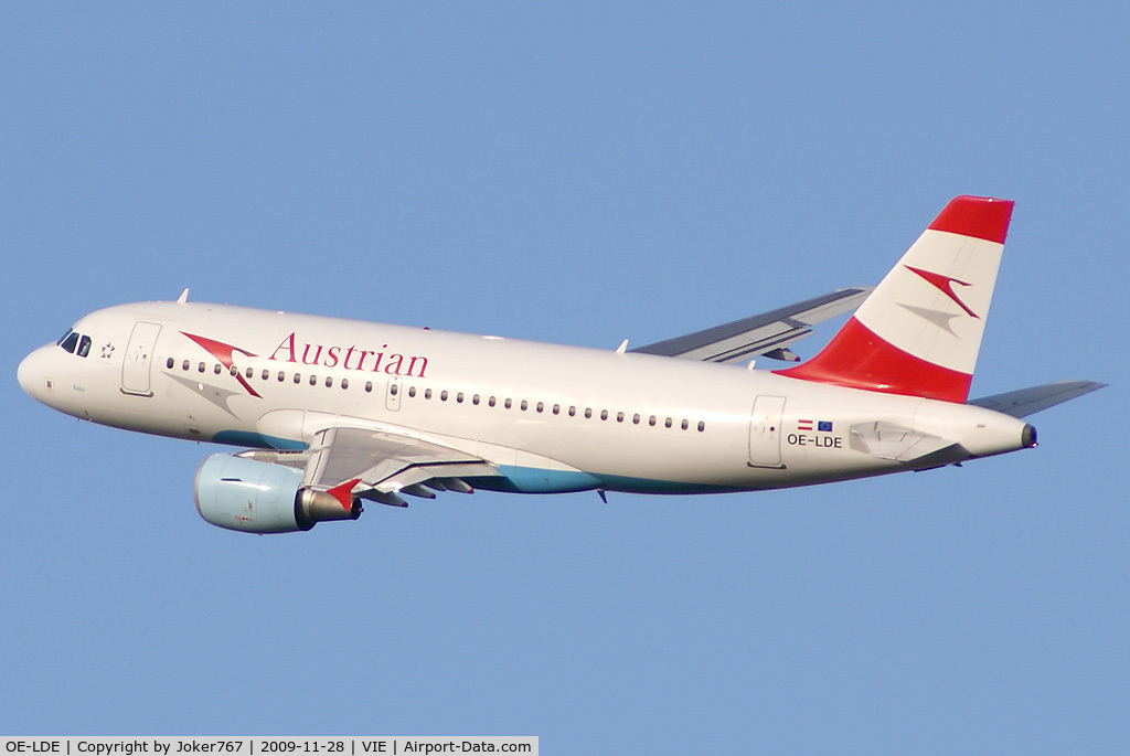 OE-LDE, 2005 Airbus A319-112 C/N 2494, Austrian Airlines Airbus A319-112