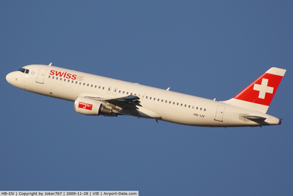 HB-IJV, 2003 Airbus A320-214 C/N 2024, Swiss Airbus A320-214