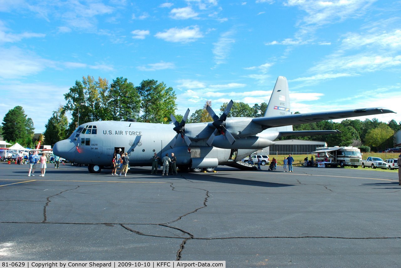81-0629, 1981 Lockheed C-130H-LM Hercules C/N 382-4944, C-130