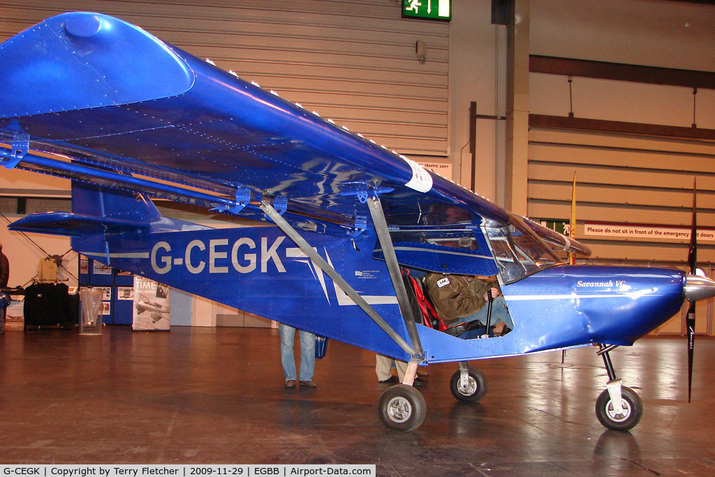 G-CEGK, 2006 ICP MXP-740 Savannah Jabiru(1) C/N BMAA/HB/515, Exhibited at the NEC Birmingham (UK) - 2009 ' The Flying Show '