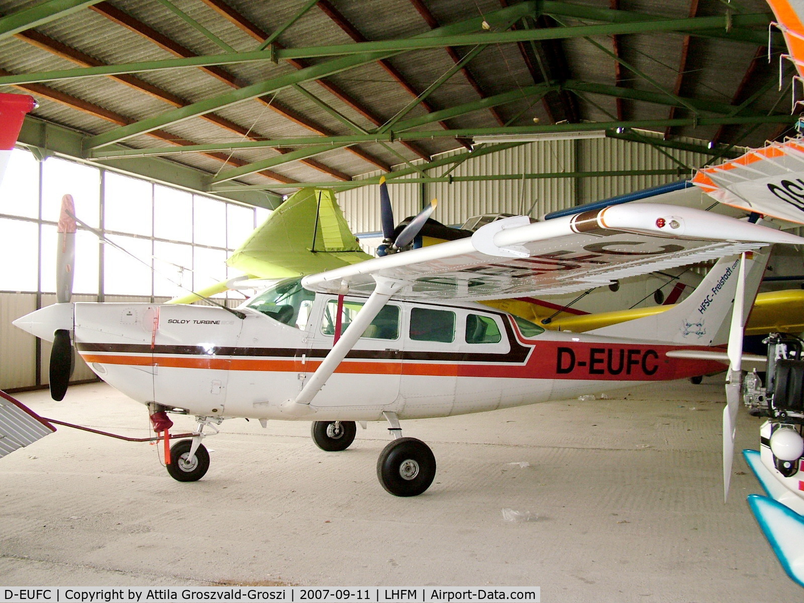 D-EUFC, 1978 Cessna U206G Stationair C/N U20604101, Fertöszentmiklos - Meidl Airport - Hungary
