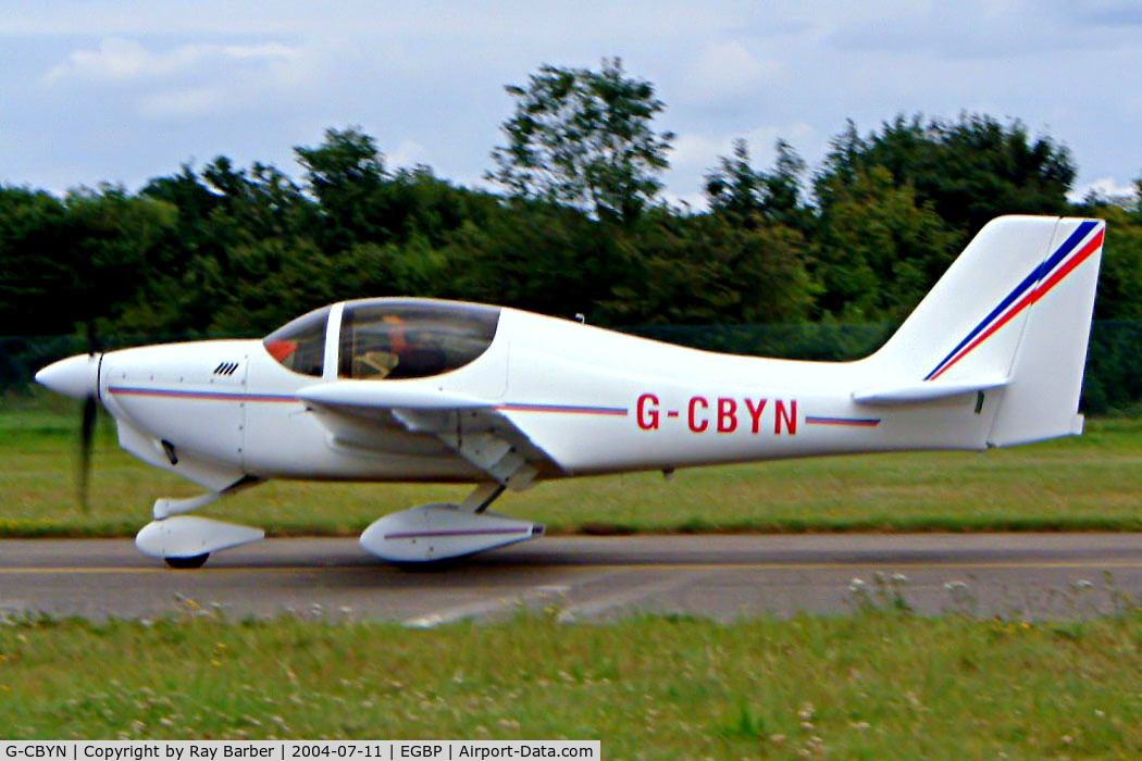 G-CBYN, 2002 Europa XS Tri Gear C/N PFA 247-13751, Europa Avn Europa XS [PFA 247-13751] Kemble~G 11/07/2004. Seen at the PFA Fly in 2004 Kemble UK taxiing out for departure.