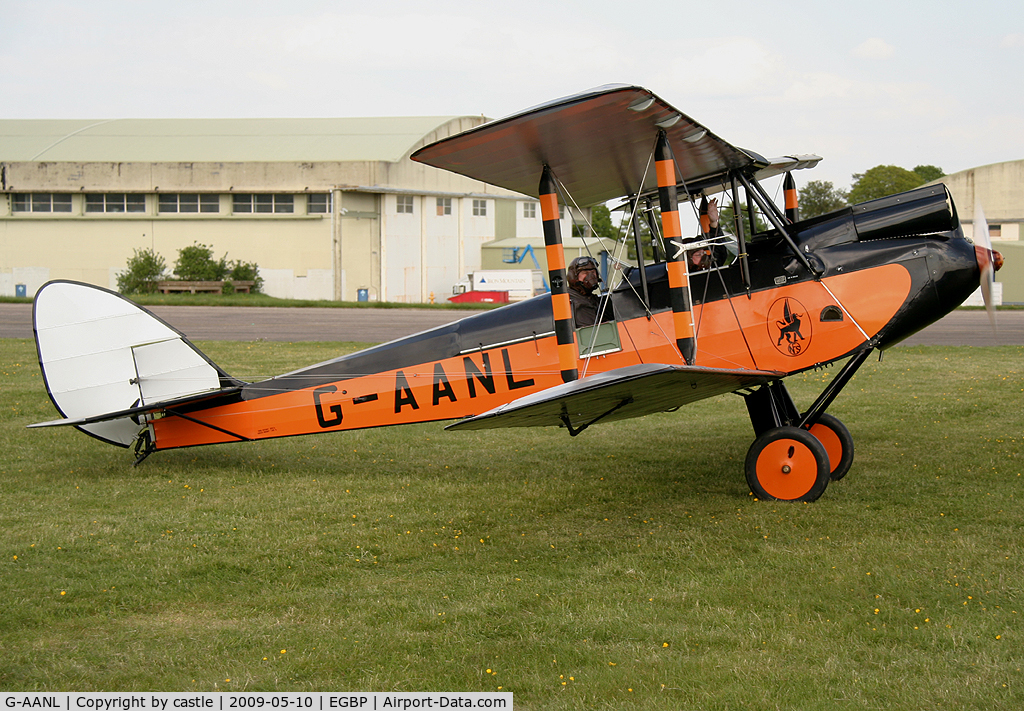 G-AANL, 1929 De Havilland DH.60M Moth C/N 1446, seen here @ Kemble vintage flyin