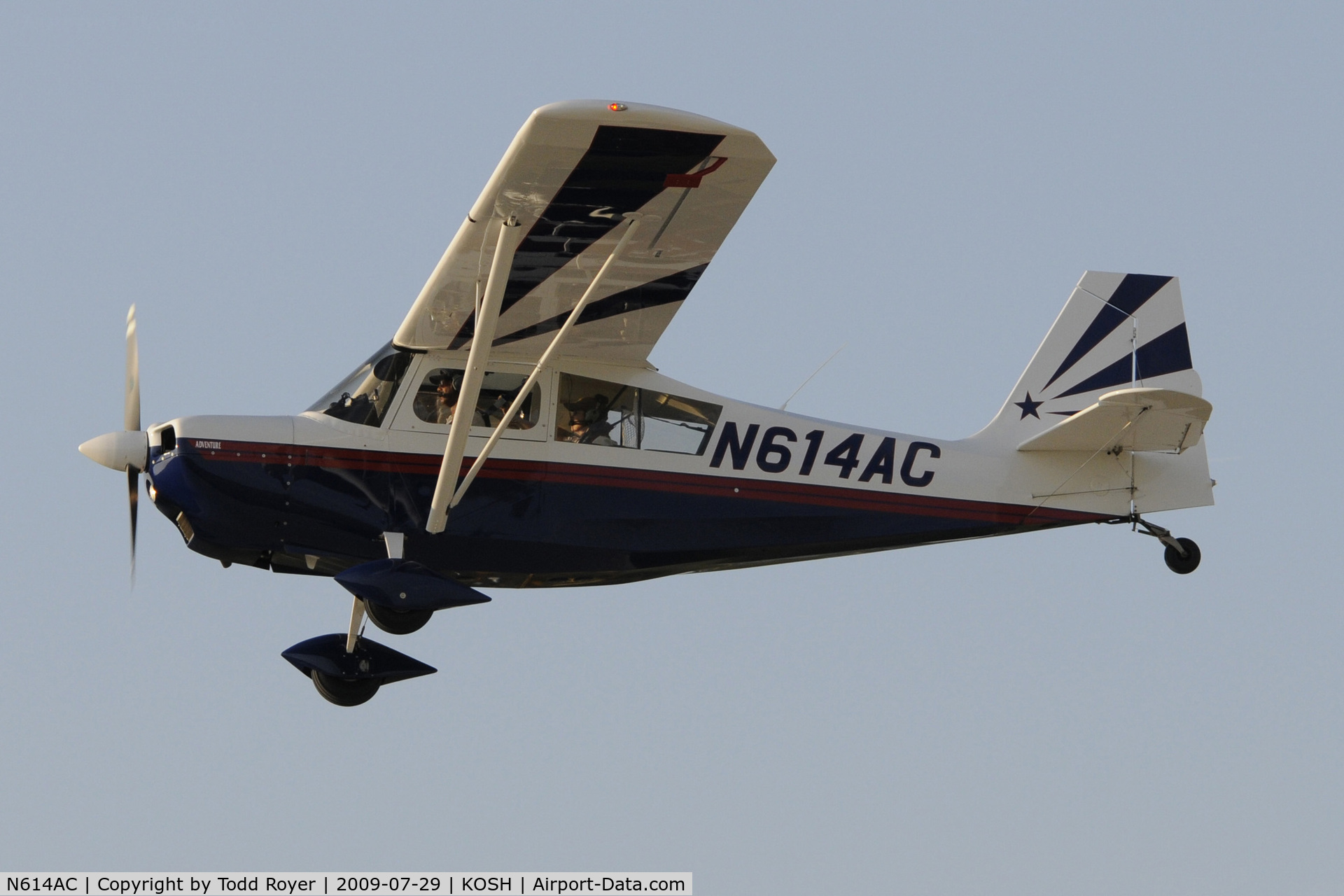 N614AC, 2001 American Champion 7GCAA Citabria C/N 454-2001, 2009 Oshkosh EAA fly-in