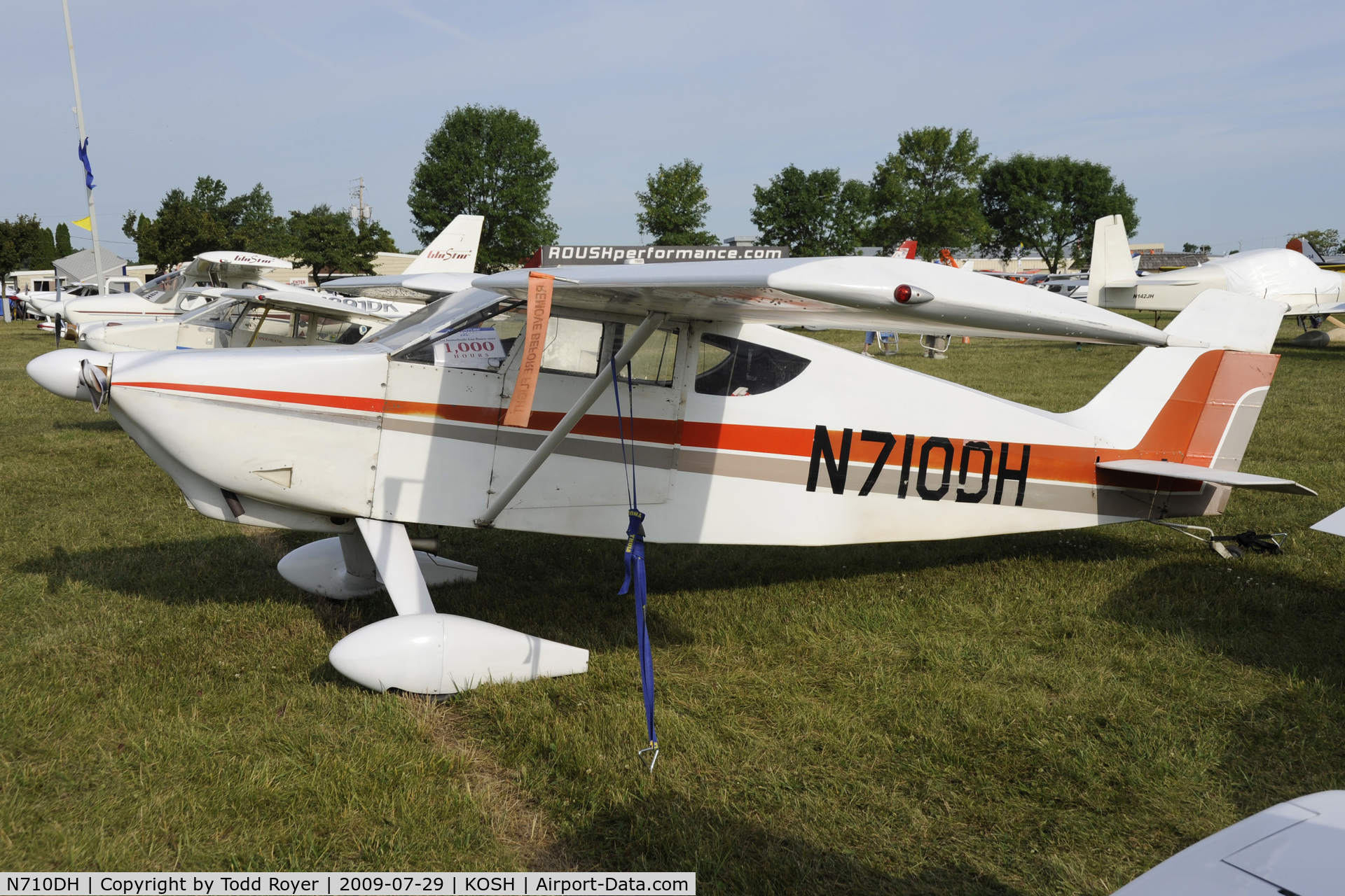 N710DH, 1976 Wittman W-8 Tailwind C/N 100, EAA AIRVENTURE 2009