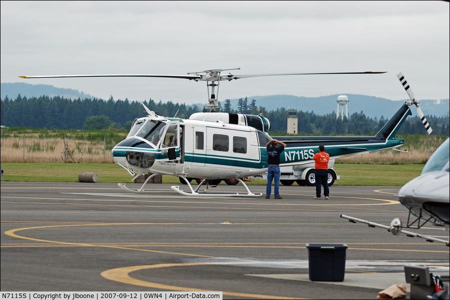 N7115S, 1969 Bell UH-1H Iroquois C/N 11868, N7115S on the ground at Northwest Helicopters