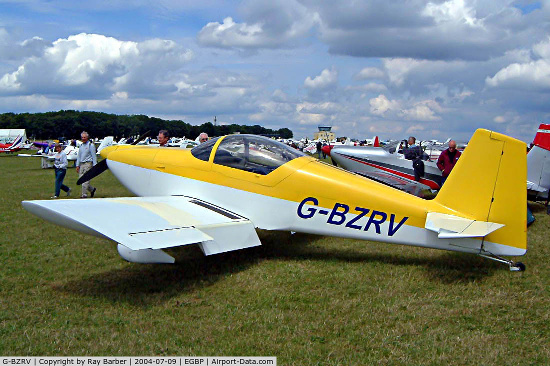 G-BZRV, 2002 Vans RV-6 C/N PFA 181A-13573, Van's RV-6 [PFA 181A-13573] Kemble~G 09/07/2004. Seen at the PFA Fly in 2004 Kemble UK.