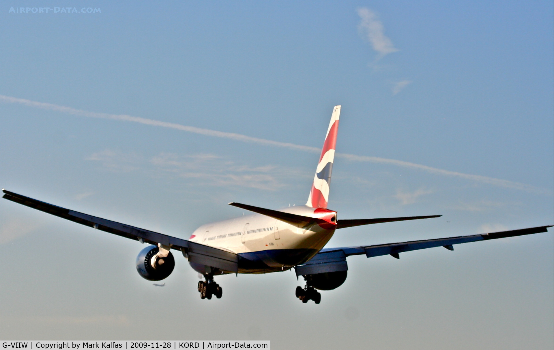 G-VIIW, 1999 Boeing 777-236 C/N 29965, British Airways Boeing 777-236,BAW295 on final 27L, arriving from EGLL.