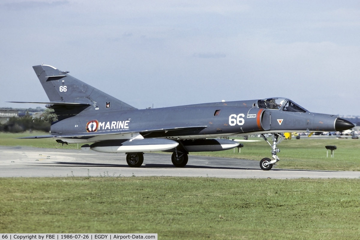 66, Dassault Super Etendard C/N 66, leaving the active