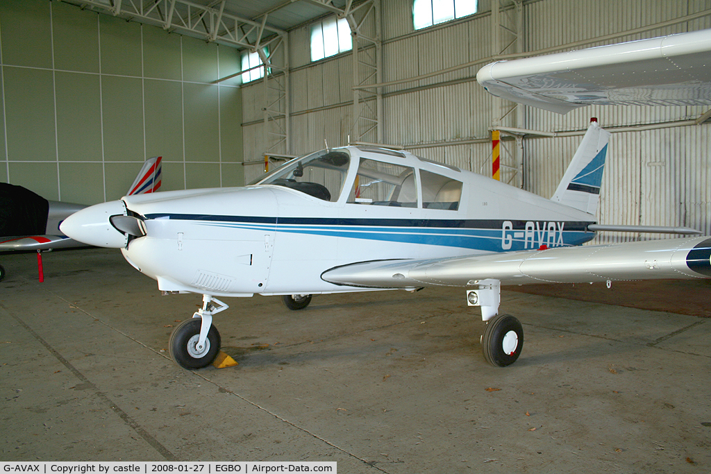 G-AVAX, 1966 Piper PA-28-180 Cherokee C/N 28-3798, seen @ Wloverhampton