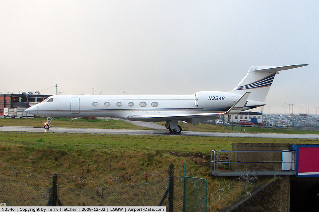 N3546, 2002 Gulfstream Aerospace G-V C/N 672, Gulfstream V at Luton