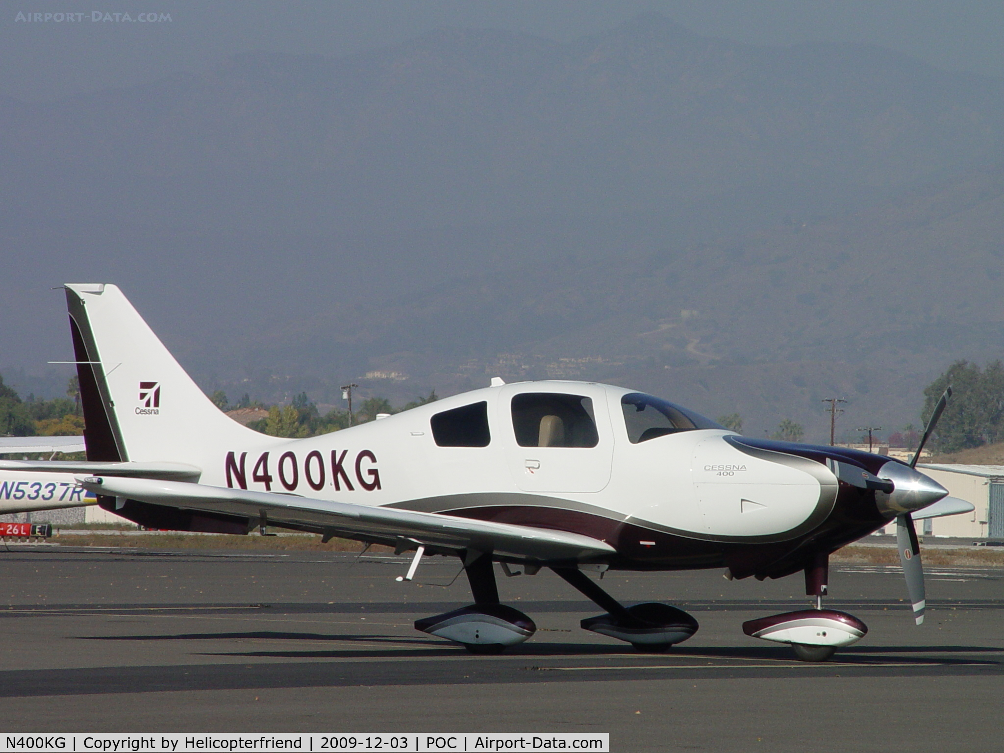 N400KG, 2008 Cessna LC41-550FG C/N 411072, Parked in Brackett transient parking