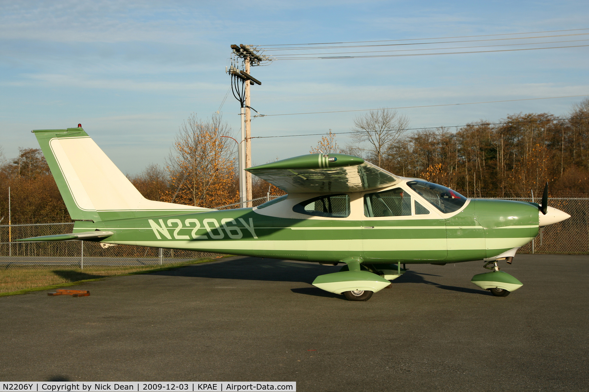 N2206Y, 1967 Cessna 177 Cardinal C/N 17700006, KPAE