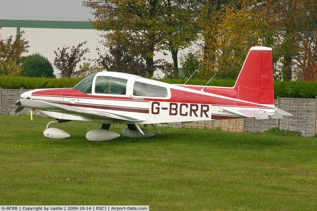 G-BCRR, 1974 Grumman American AA-5B Tiger C/N AA5B-0006, seen @ Sherburn in Elmet