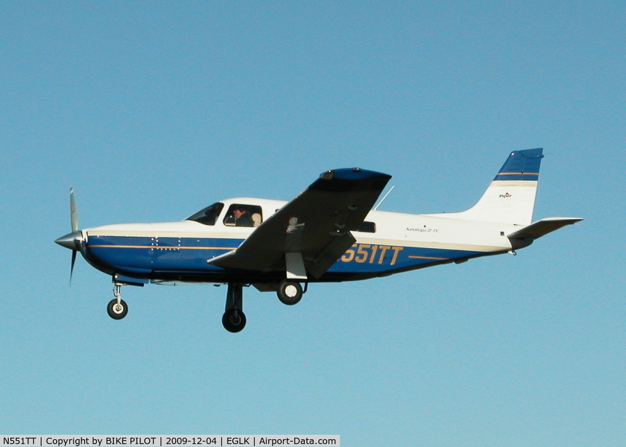 N551TT, 1997 Piper PA-32R-301T Turbo Saratoga C/N 3257026, RESIDENT PA-32R-301T FINALS FOR RWY 25