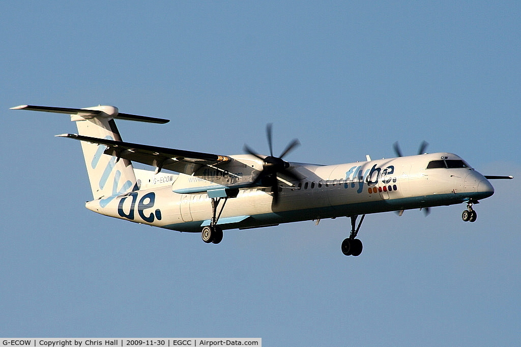 G-ECOW, 2000 De Havilland Canada DHC-8-402Q Dash 8 C/N 4021, flybe