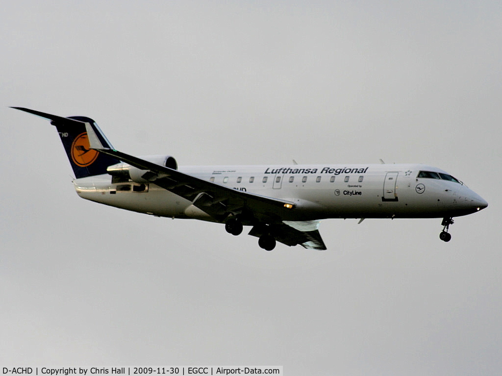 D-ACHD, 2000 Canadair CRJ-200LR (CL-600-2B19) C/N 7403, Lufthansa Regional operated by CityLine