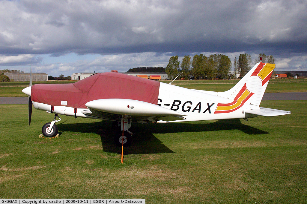 G-BGAX, 1973 Piper PA-28-140 Cherokee C/N 28-7325409, seen @ Breighton