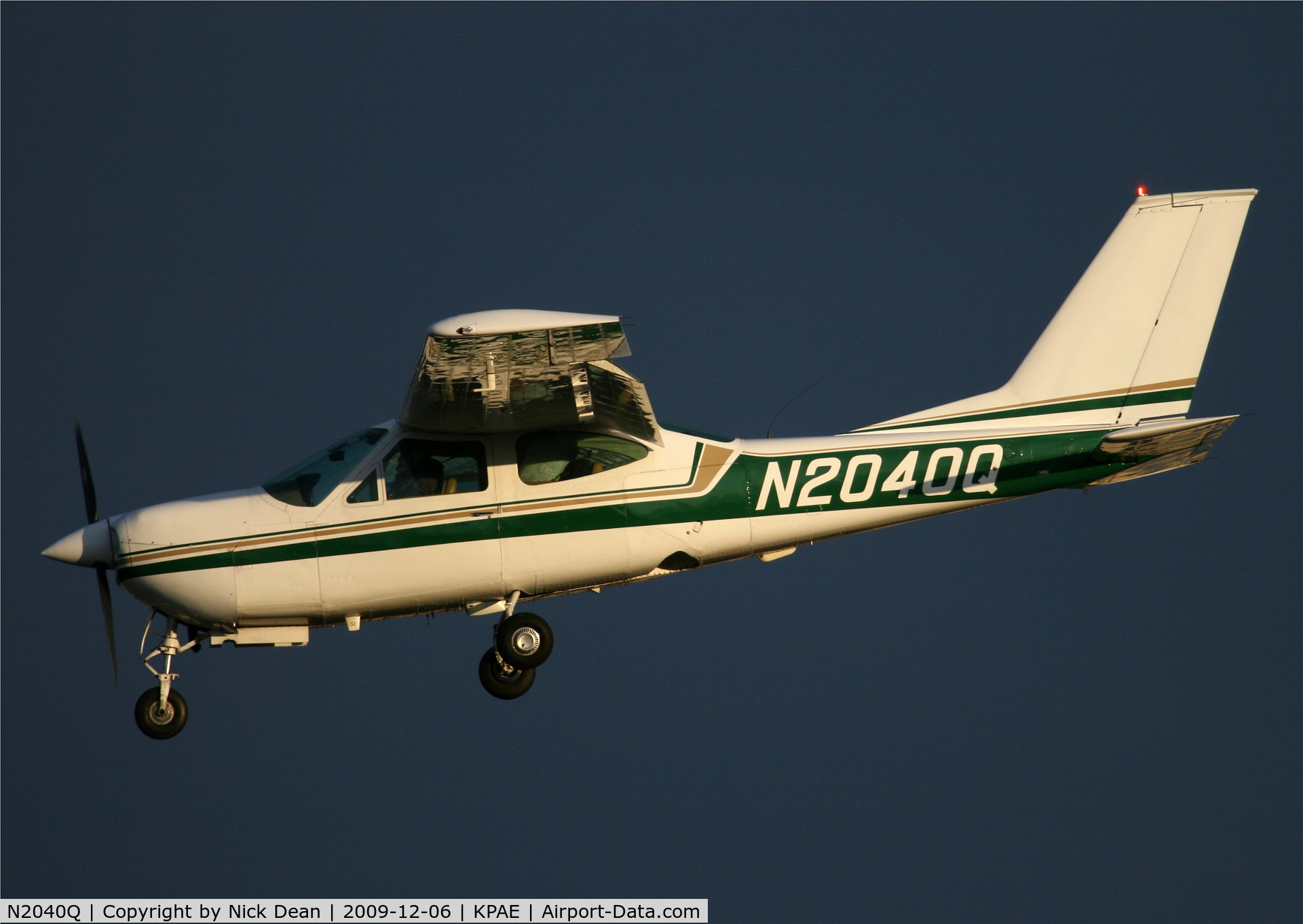 N2040Q, 1973 Cessna 177RG Cardinal C/N 177RG0440, KPAE