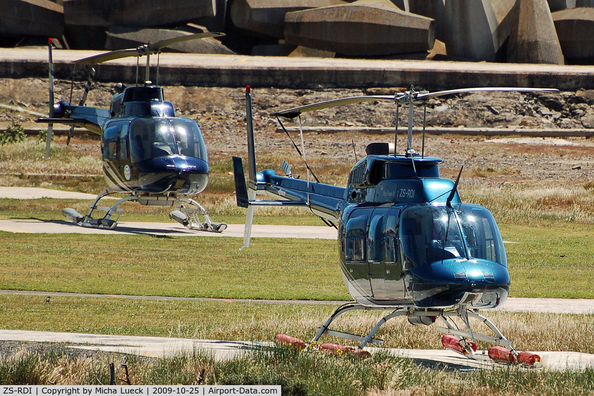 ZS-RDI, Bell 206L-3 LongRanger III C/N 51392, Cape Town - Victoria & Alfred Waterfront Heliport (ZS-HMB in background)