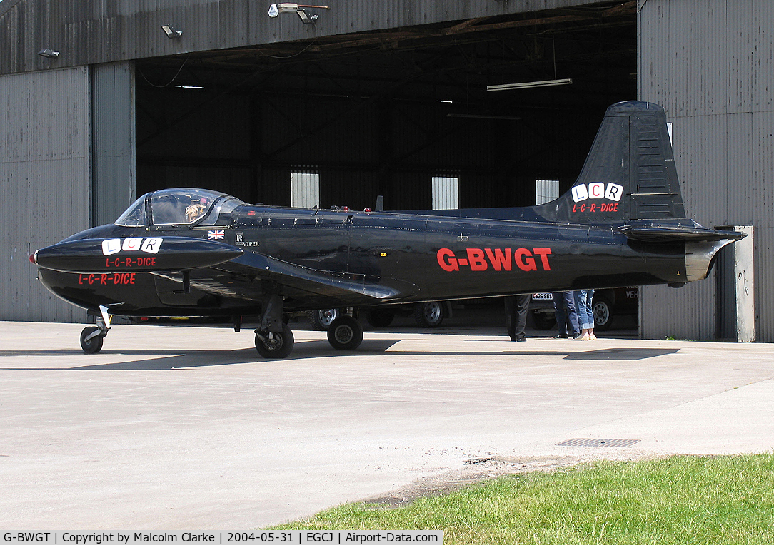 G-BWGT, 1963 BAC 84 Jet Provost T.4 C/N PAC/W/21624, BAC 84 Jet Provost T4. The former XR679 at Sherburn-in-Elmet's Veterans & Vintage Day in 2004..