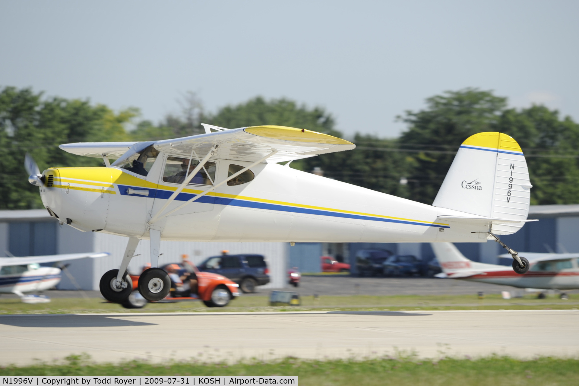 N1996V, 1947 Cessna 120 C/N 14207, EAA AIRVENTURE 2009
