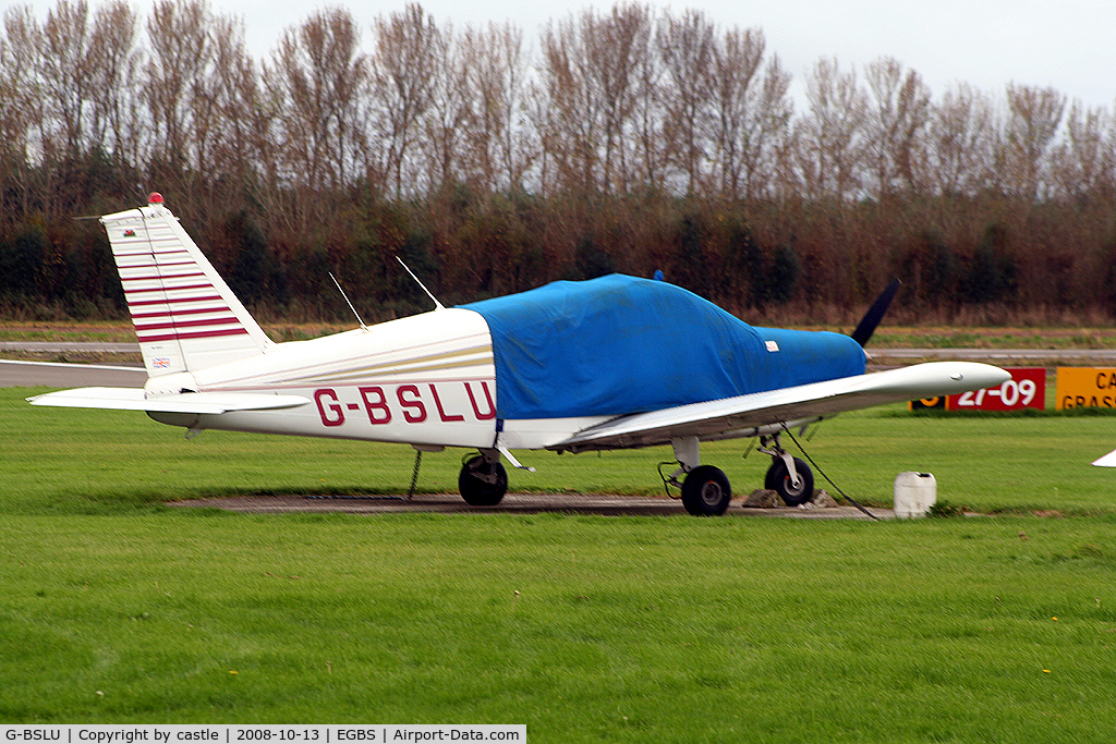 G-BSLU, 1968 Piper PA-28-140 Cherokee C/N 28-24733, seen @ Shobdon