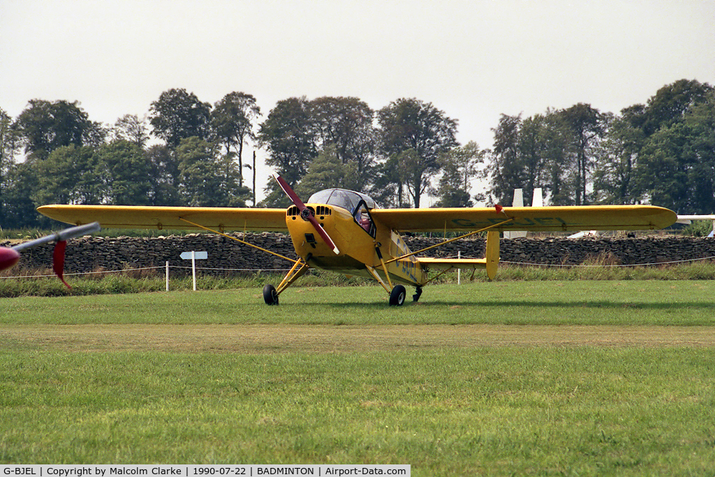 G-BJEL, 1951 Nord NC-854S C/N 113, Nord NC-854S at Badminton Air Day, held in the grounds of Badminton House in 1990.