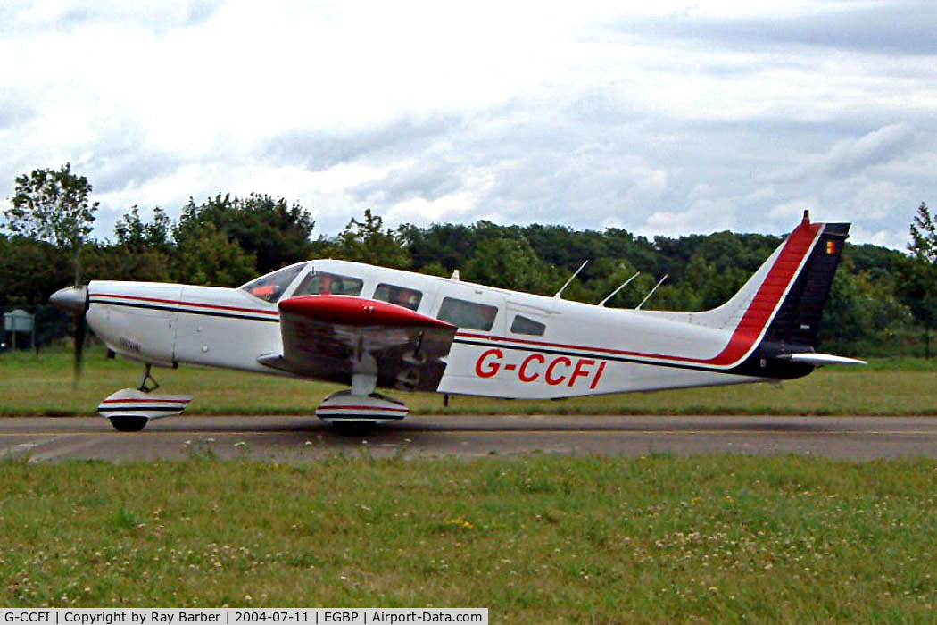 G-CCFI, 1974 Piper PA-32-260 Cherokee Six Cherokee Six C/N 32-7400002, Piper PA-32-260 Cherokee Six [32-7400002] Kemble~G 11/07/2004. Seen taxiing out for departure.