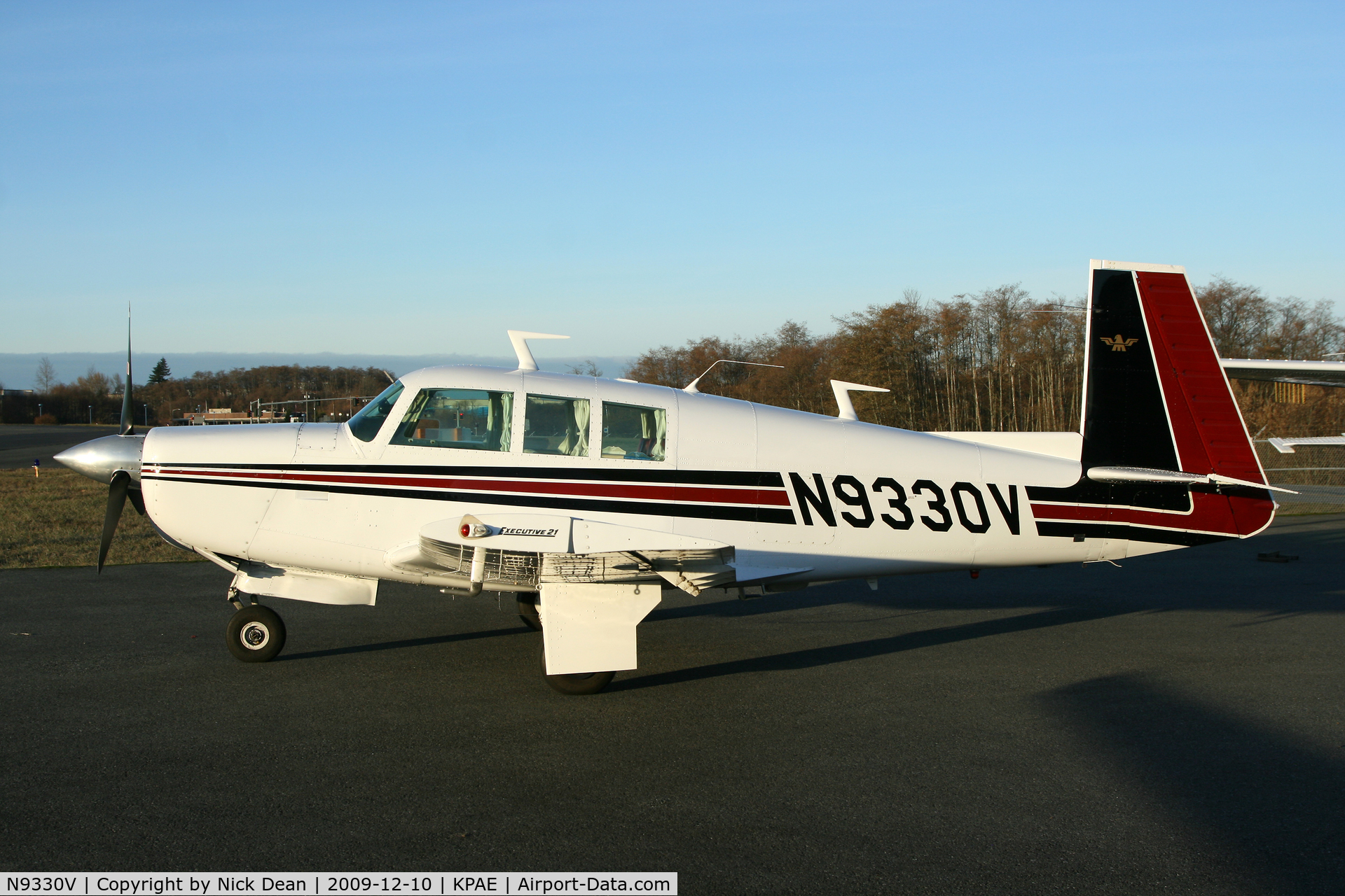 N9330V, 1969 Mooney M20F Executive C/N 700003, KPAE