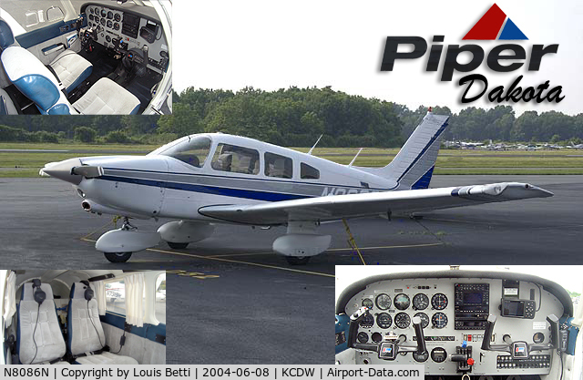 N8086N, 1979 Piper PA-28-236 Dakota C/N 28-8011052, N8086N with custom metal panel & Garmin avionics