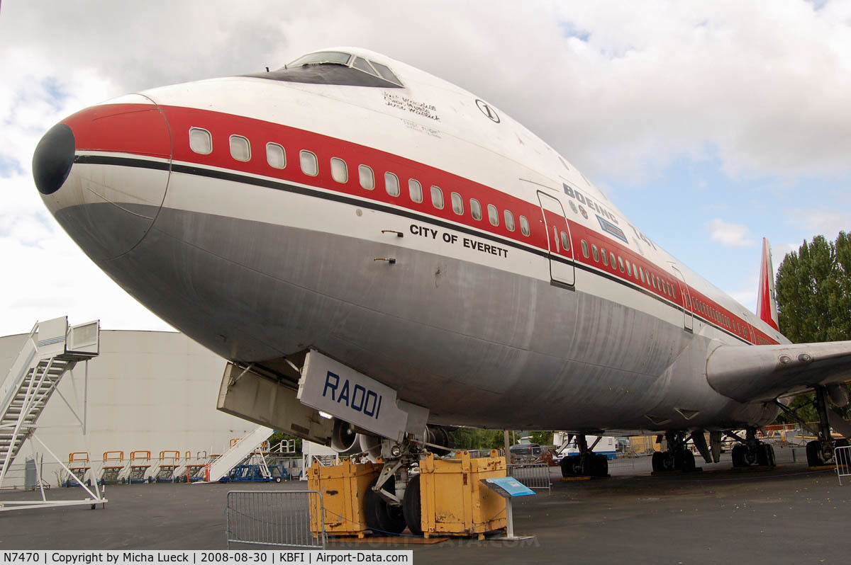 N7470, 1969 Boeing 747-121 C/N 20235, At the Museum of Flight