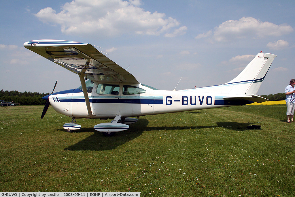 G-BUVO, 1977 Reims F182P Skylane C/N 0022, seen @ Popham