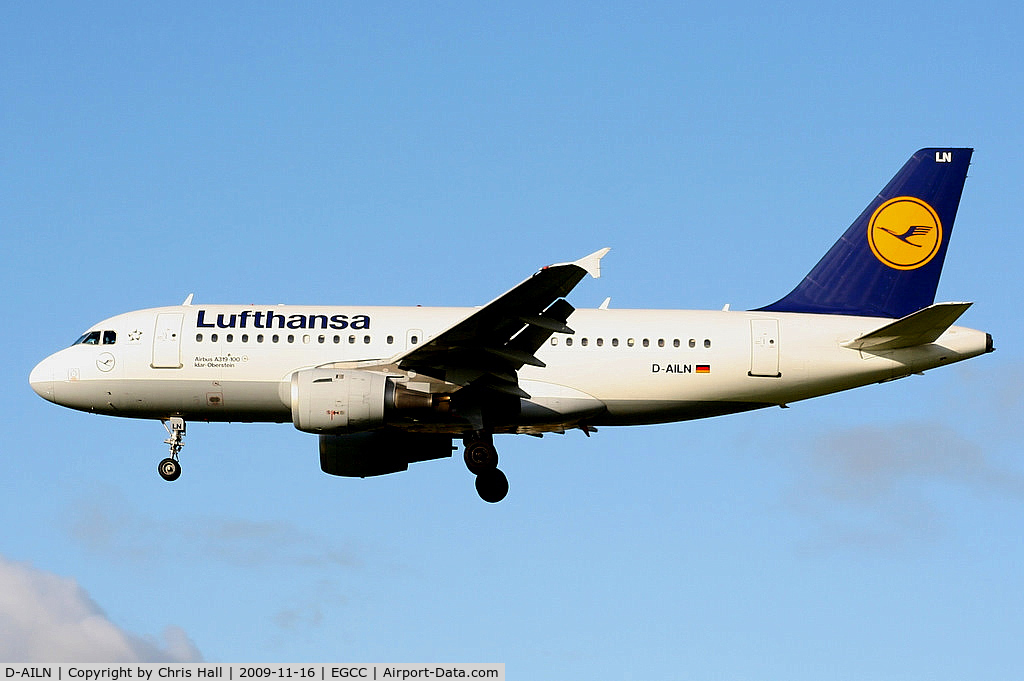 D-AILN, 1997 Airbus A319-114 C/N 700, Lufthansa